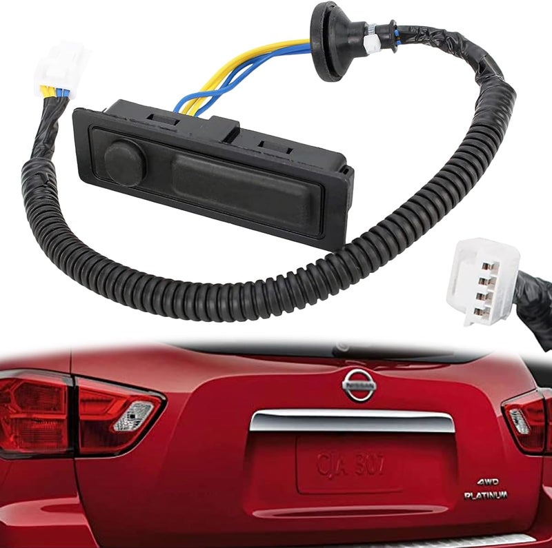 E-Vniko Rear Liftgate Trunk Open Release Switch Compatible for Nissan Pathfinder 2014-2019 Replace Tailgate Lid Switch 25380-3JA0A - Image 1